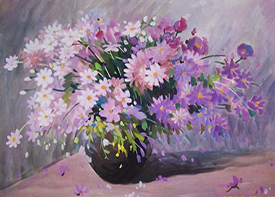 水粉画花卉系列绘画技巧
