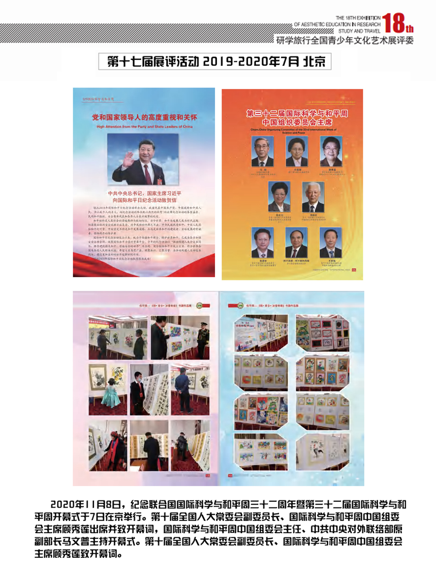 2019-2020年7月北京第十七届展评活动